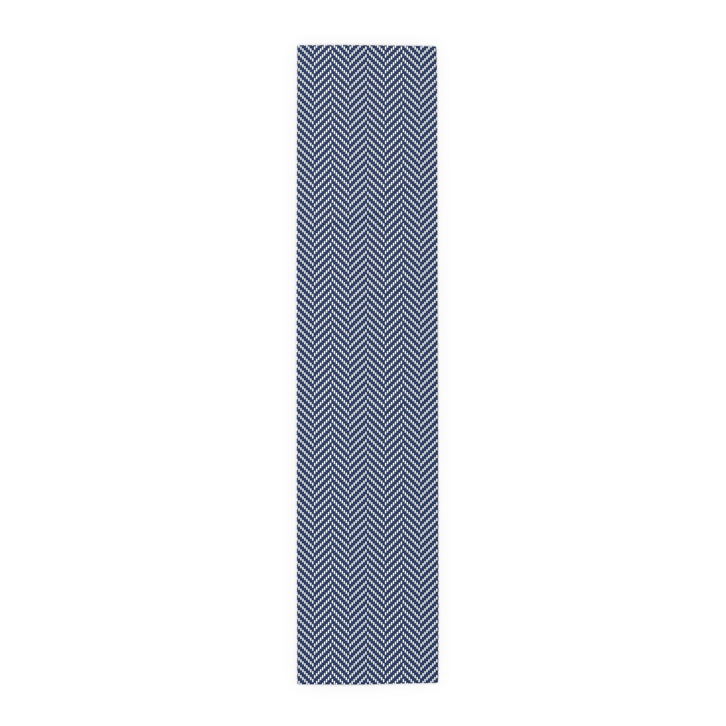 Table Runner | Navy & White | Herringbone