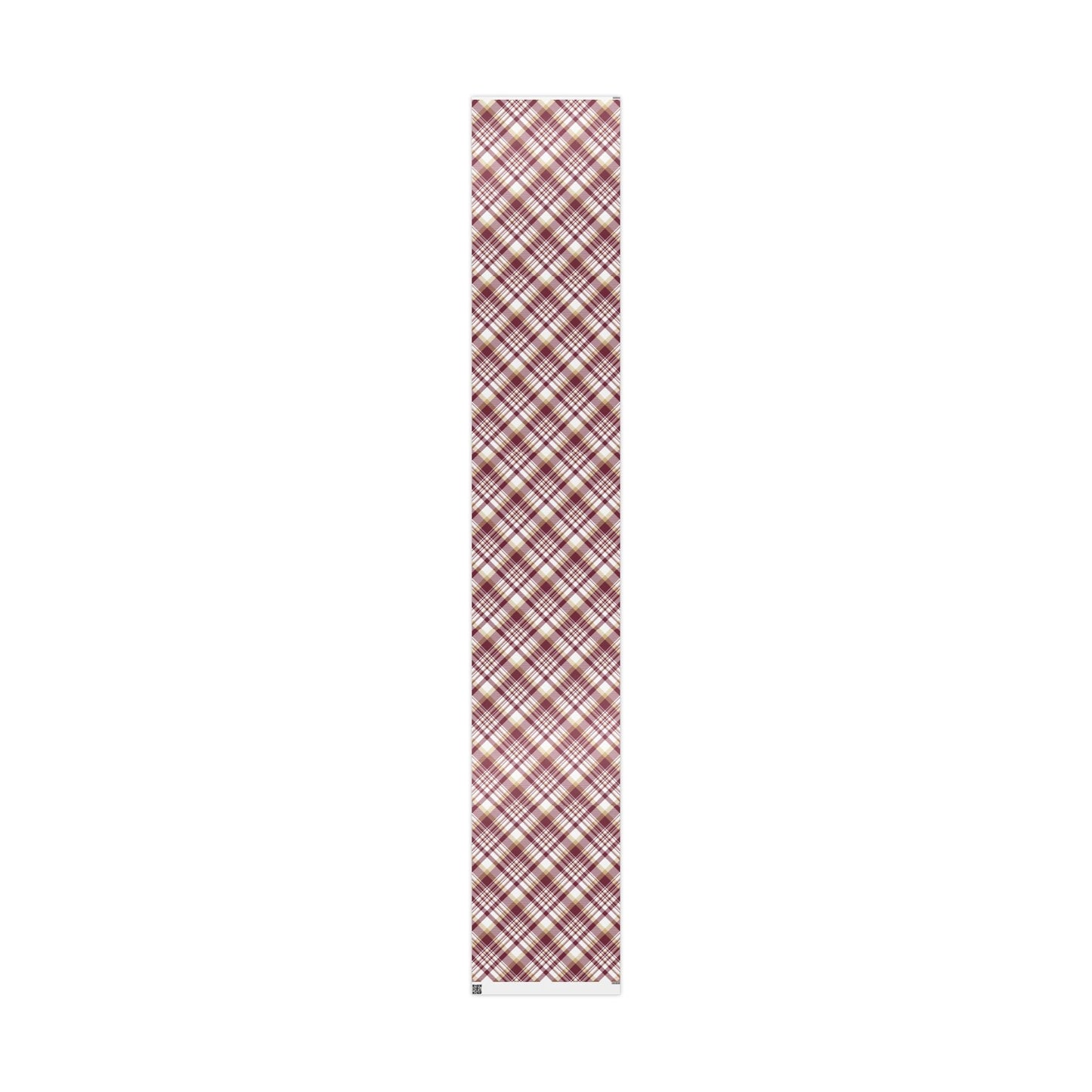 Gift Wrap | Maroon & Gold | Tartan