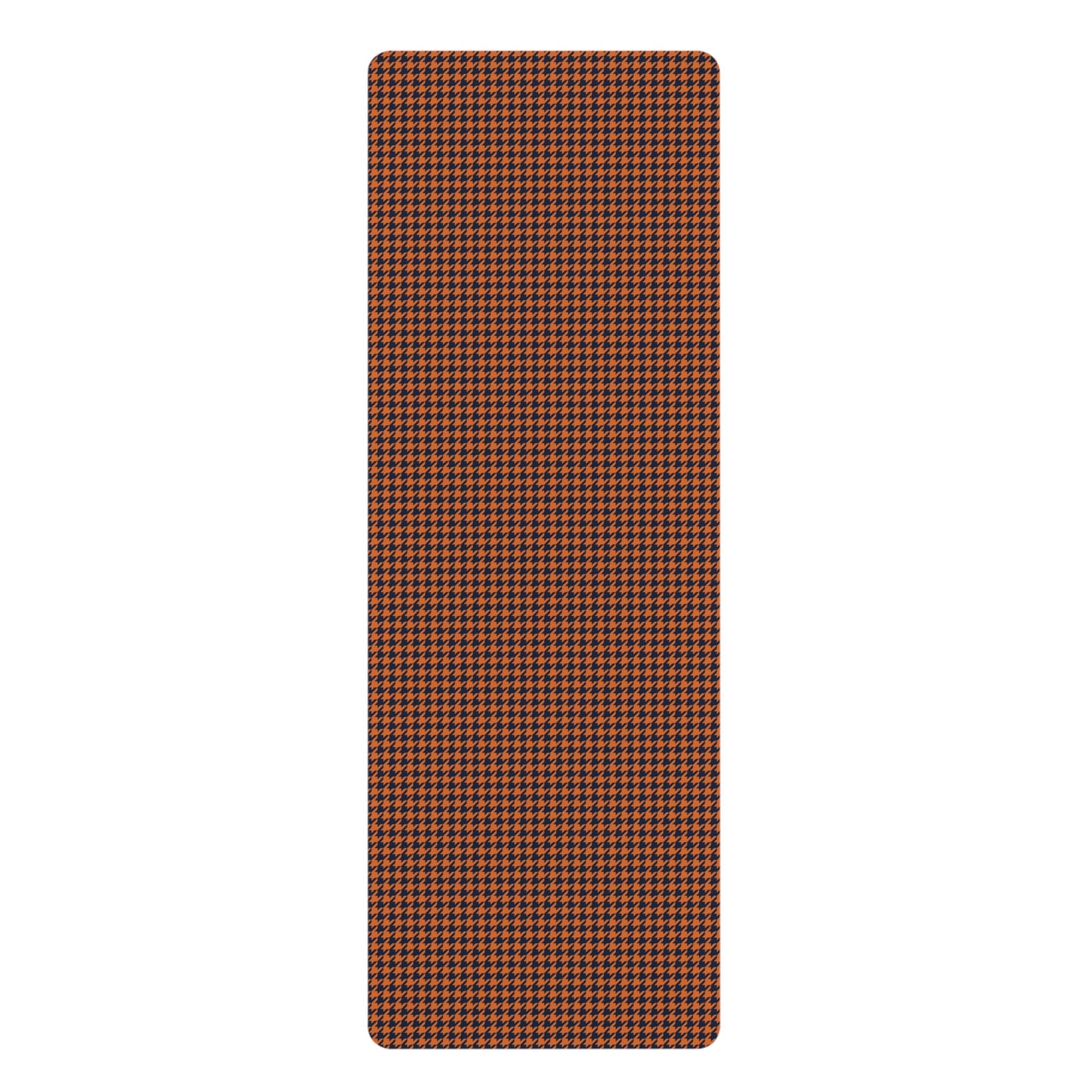 Yoga Mat | Orange & Blue | Houndstooth