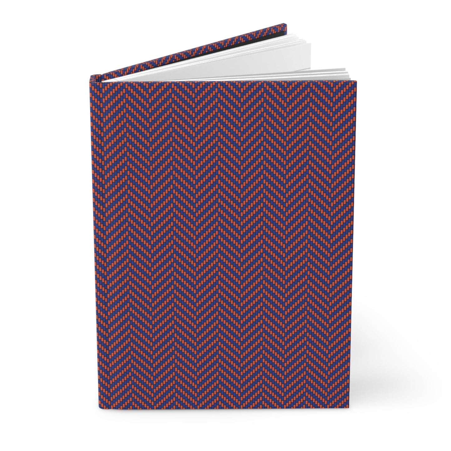 Journal | Bright Blue & Orange | Herringbone