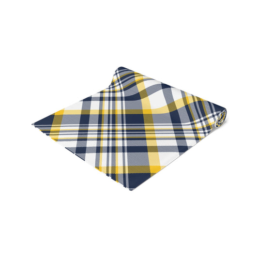 Table Runner | Yellow & Blue | Tartan