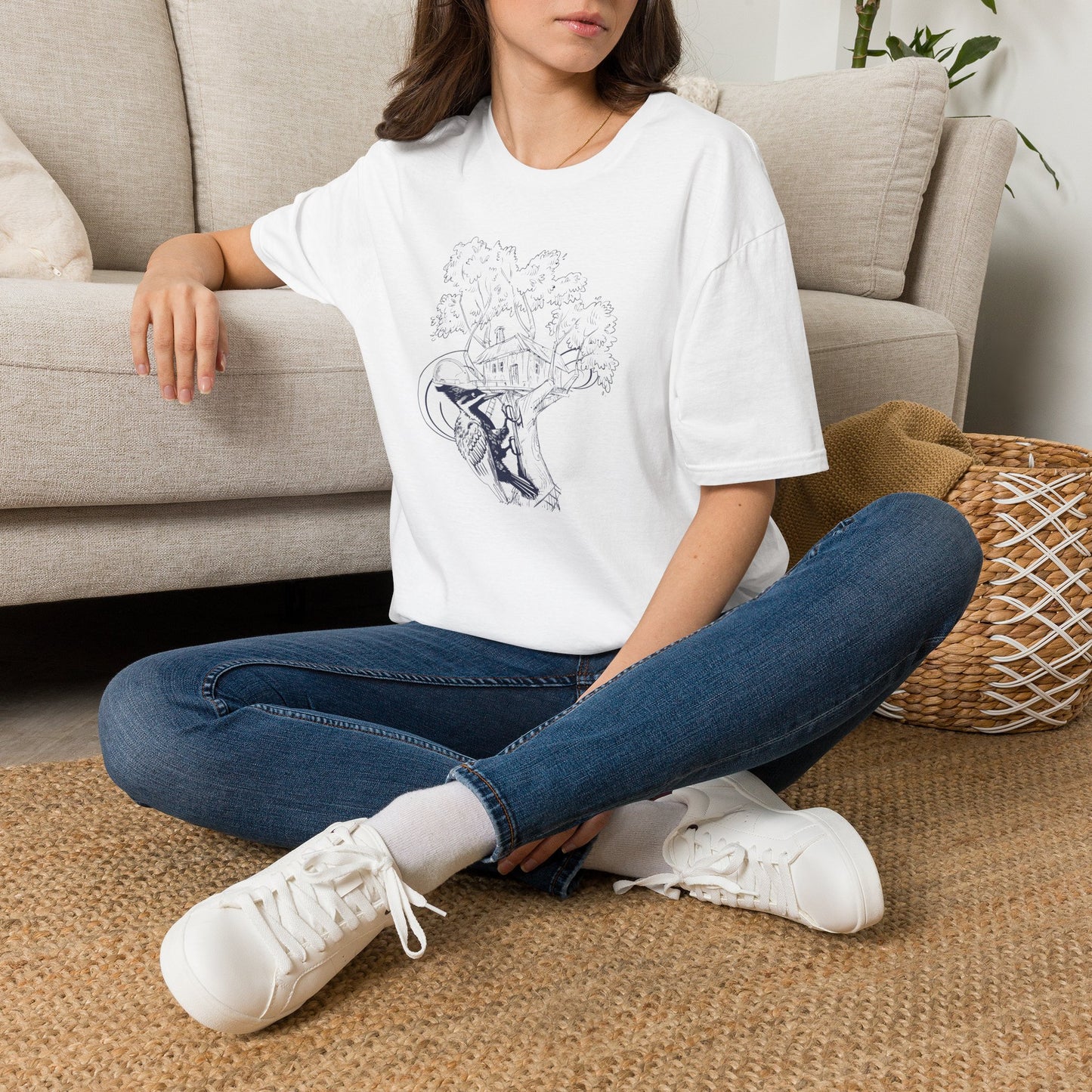 NYP Adult Tee | Woodpecker Construction