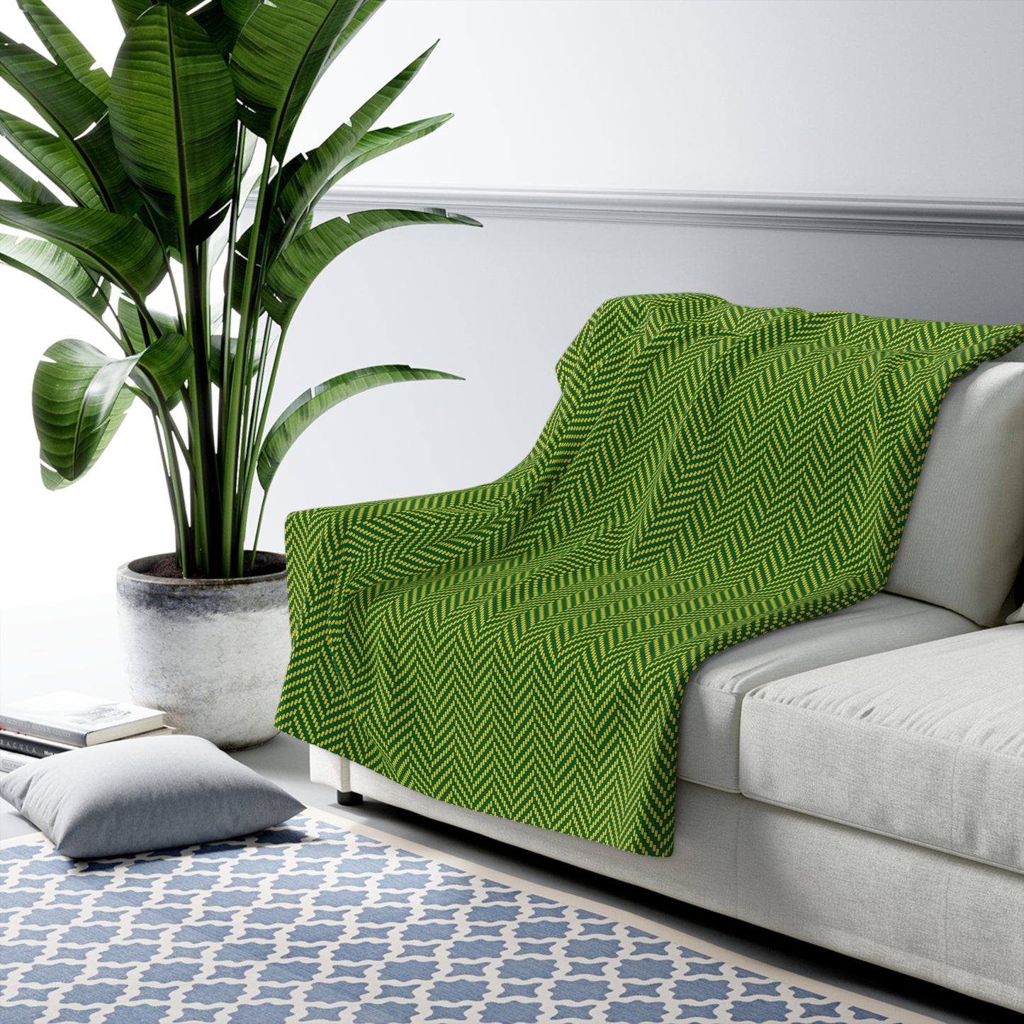Sherpa Blanket | Eugene, Oregon | Herringbone