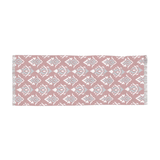 Scarf | Red & Gray | Ikat