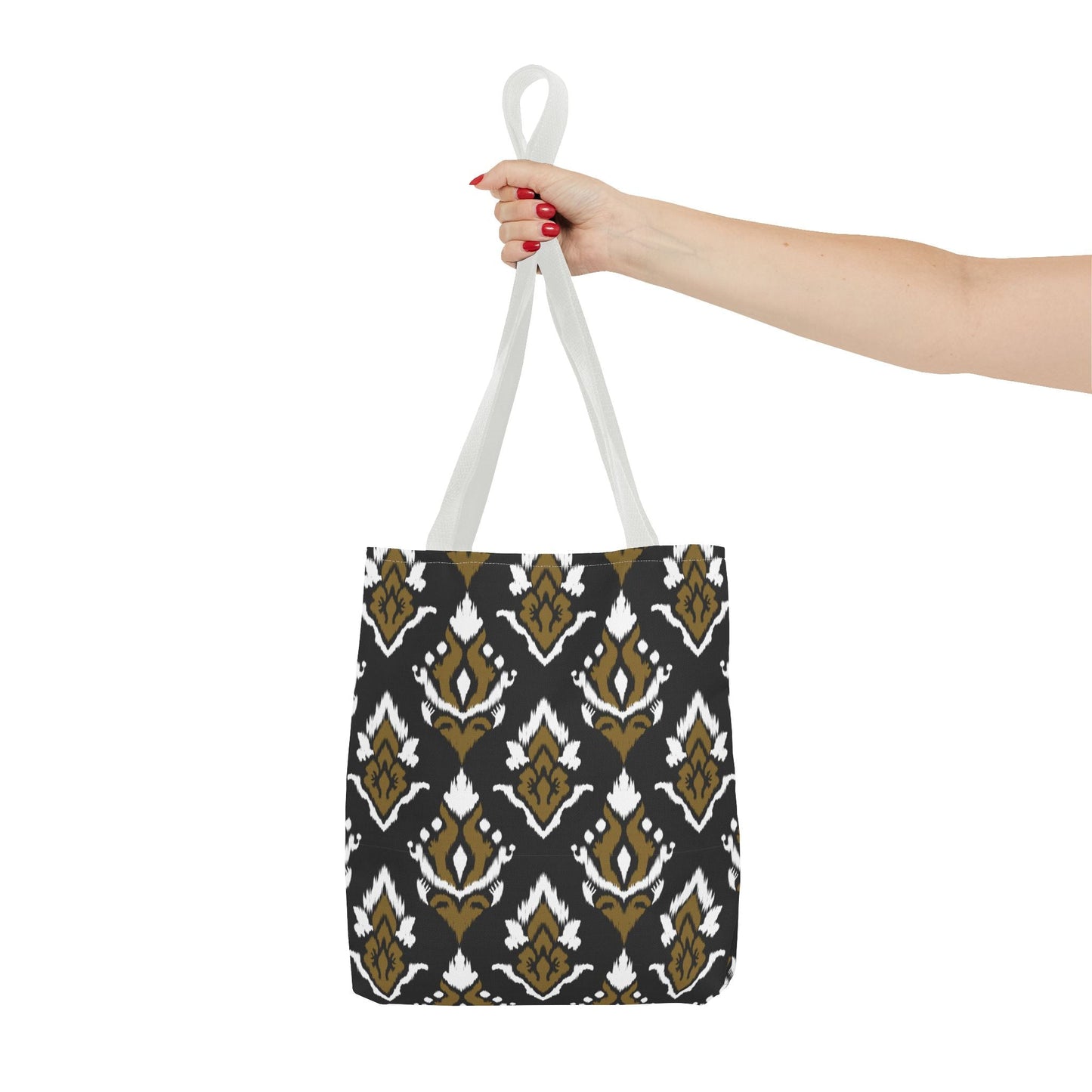 Tote Bag | Black & Gold | Ikat