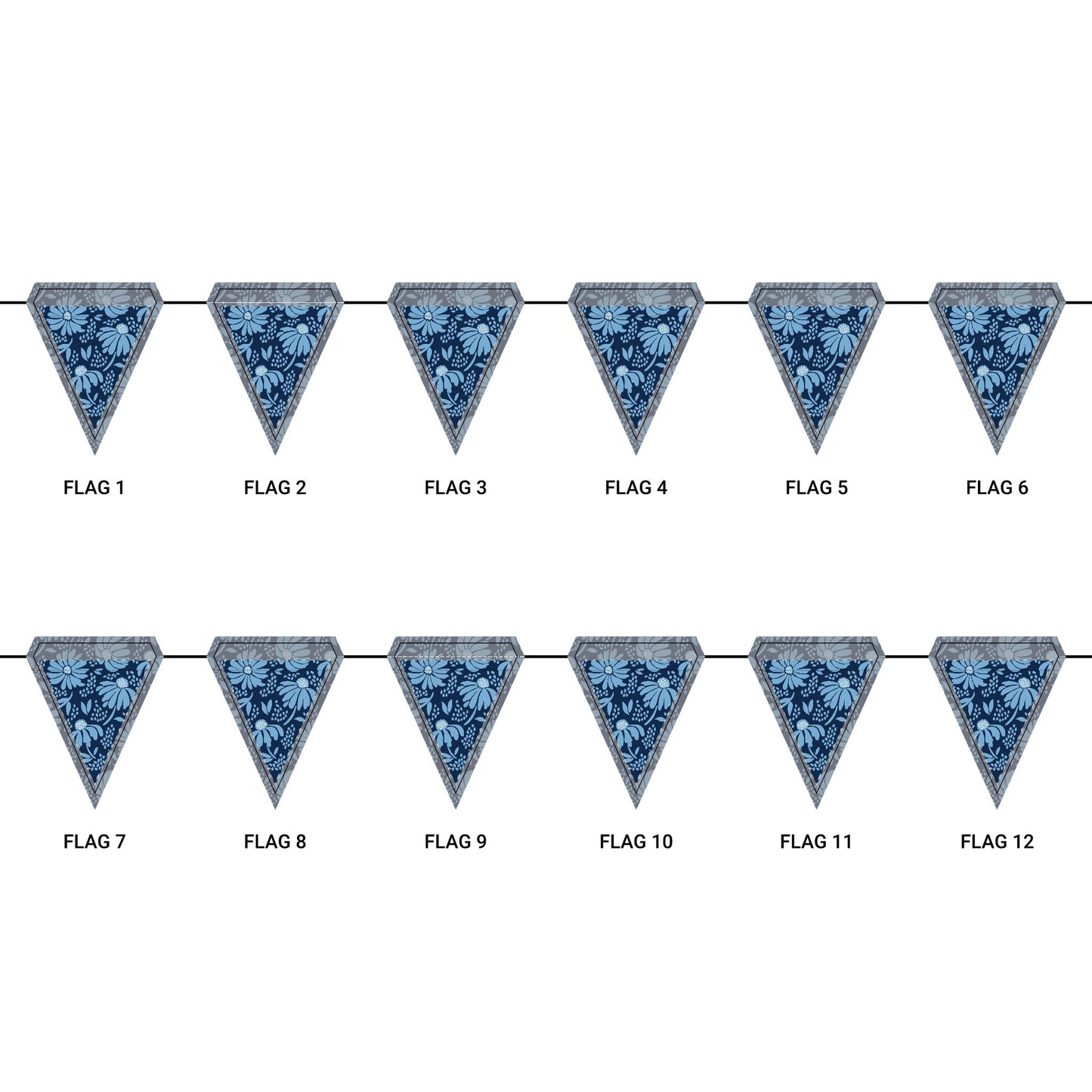 Flag Garland | Chapel Hill, North Carolina | Bellis