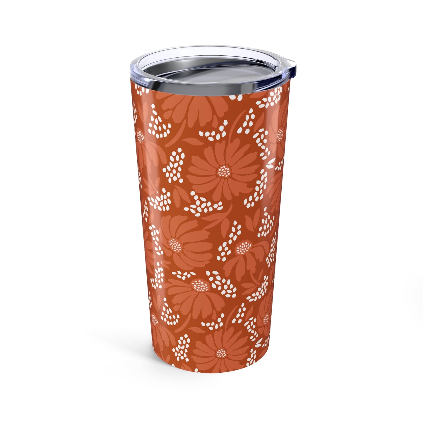Tumbler | Dark Orange & White | Bellis