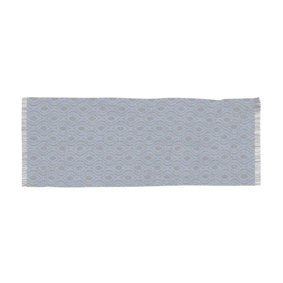 Scarf | Light Blue & White | Ogee
