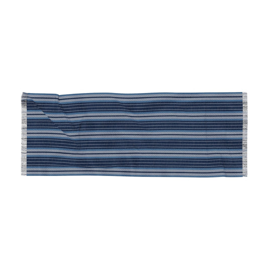 Scarf | Light Blue & White | Stripe