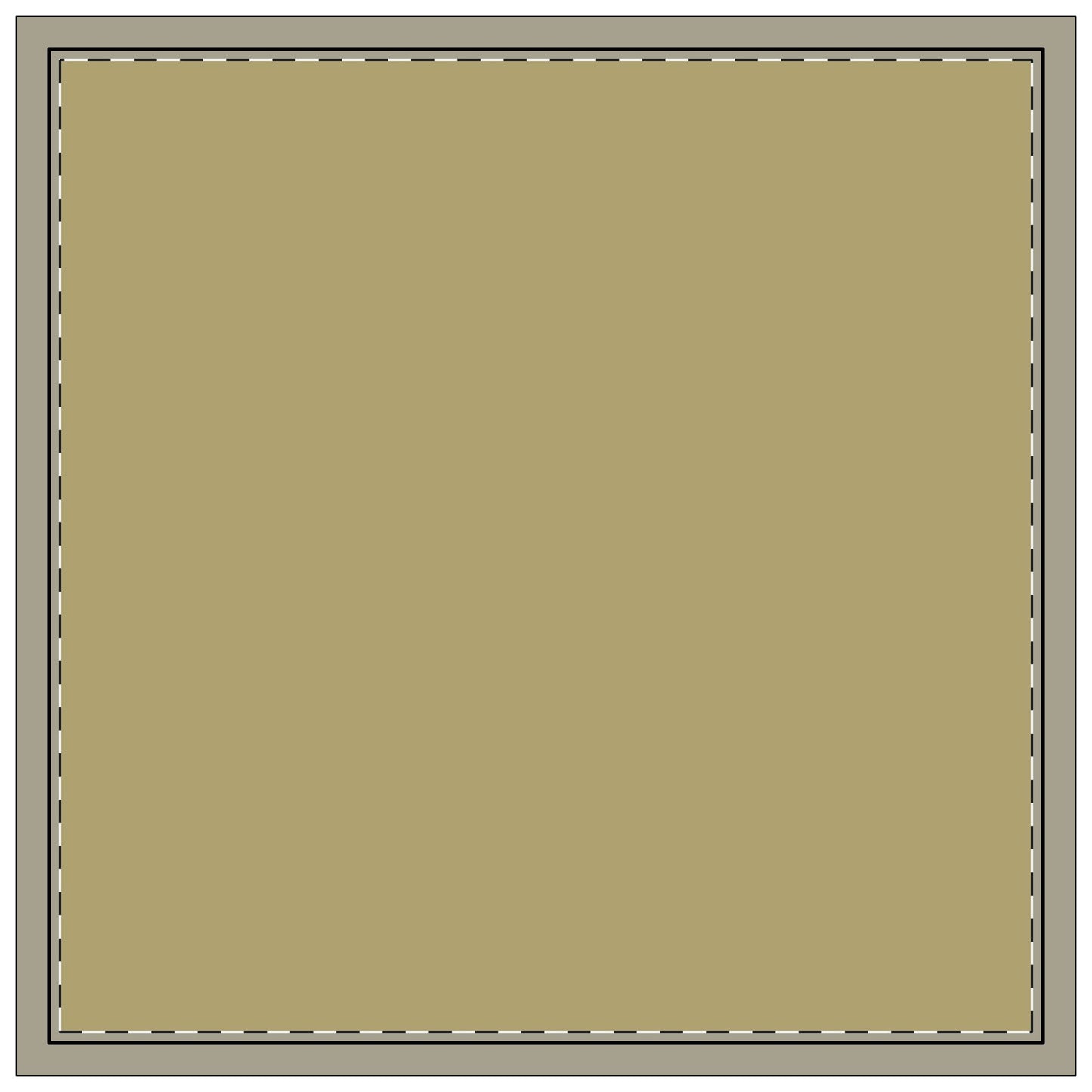 Napkin 4-set | Atlanta, Georgia | Light (Gold)