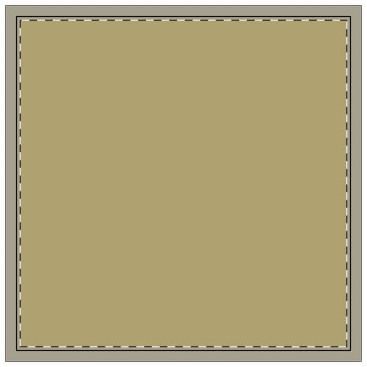 Napkin 4-set | Atlanta, Georgia | Light (Gold)