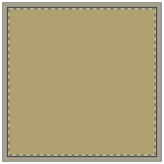 Napkin 4-set | Blue & Gold | Light (Gold)