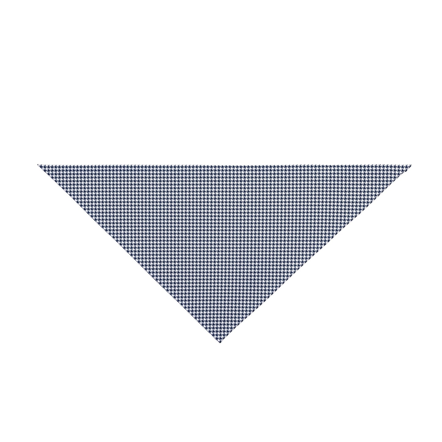 Pet Bandana | Navy & White | Houndstooth