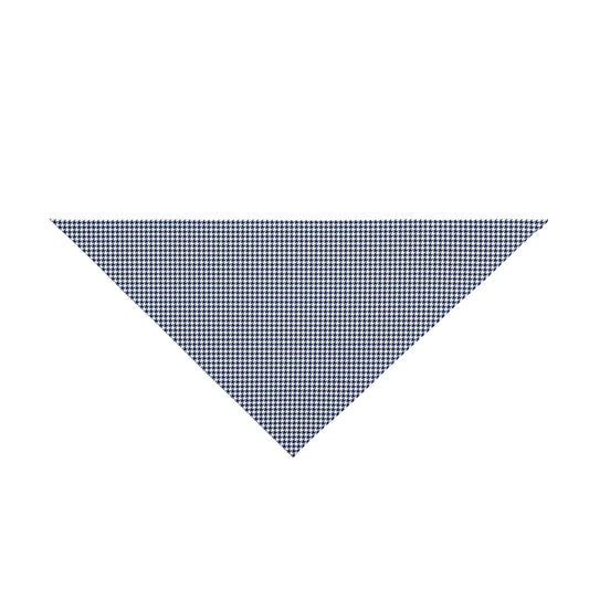 Pet Bandana | Navy & White | Houndstooth