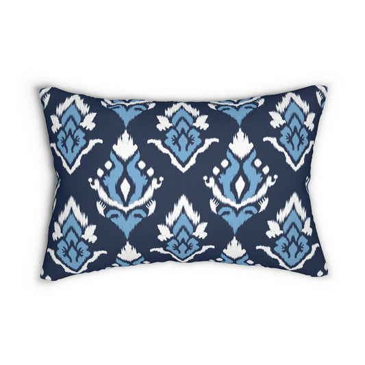 Pillow | Light Blue & White | Ikat