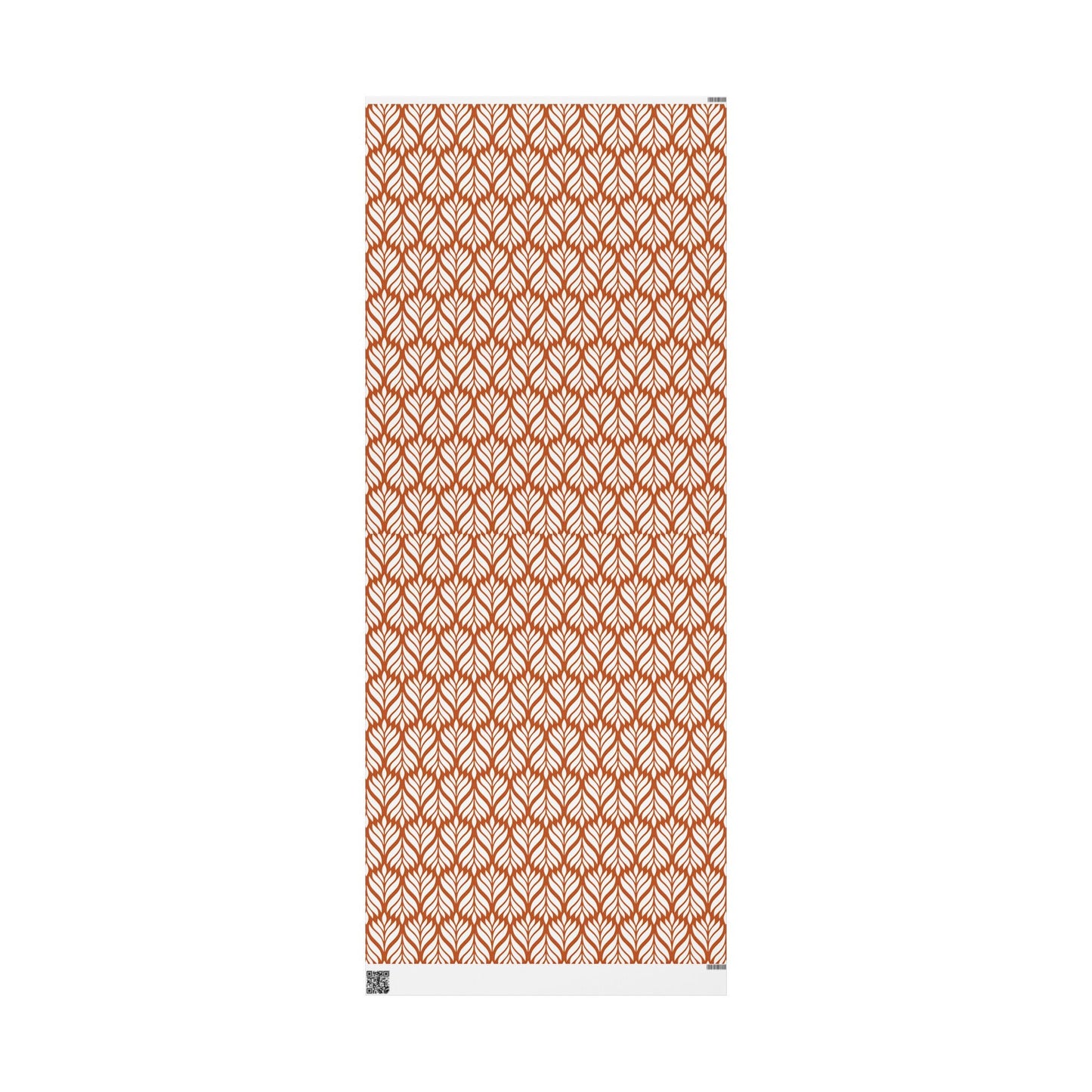 Gift Wrap | Dark Orange & White | Palm