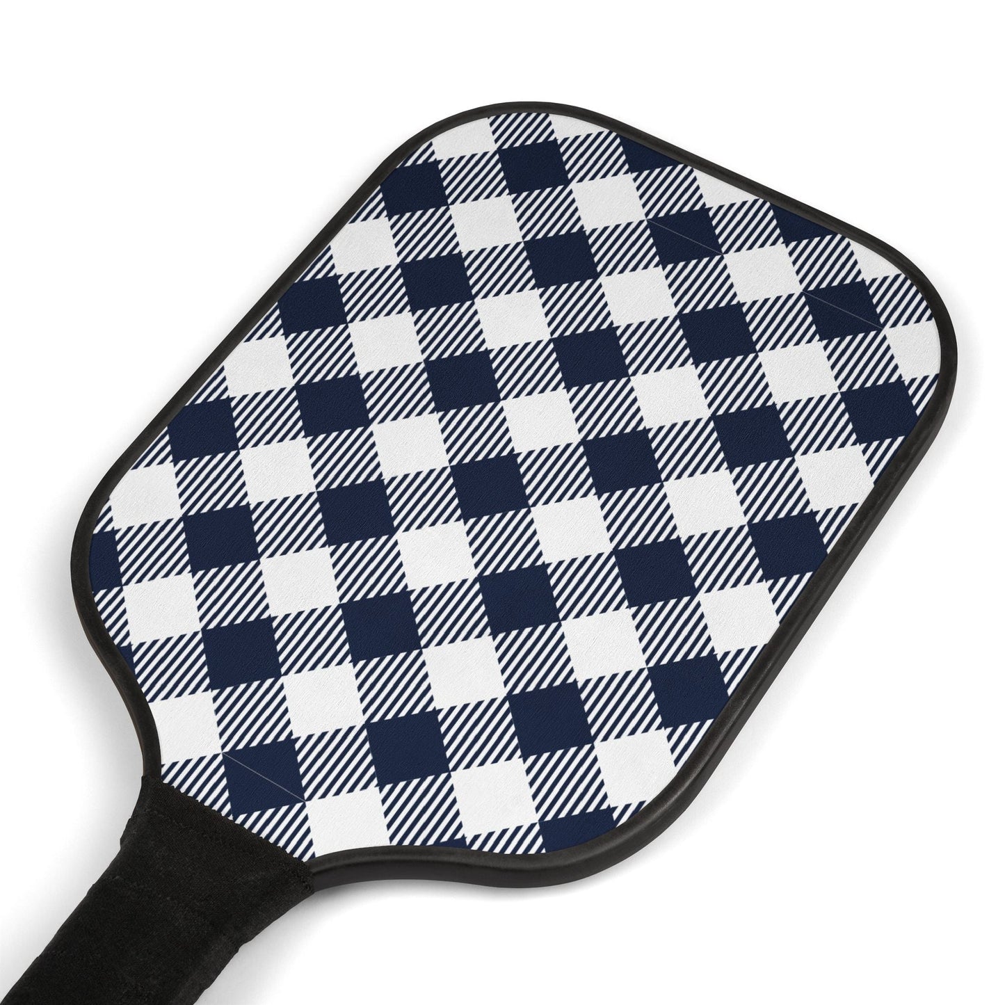 Pickleball Paddle Kit | Navy & White | Gingham