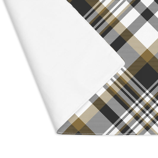 Placemat | Black & Gold | Gingham