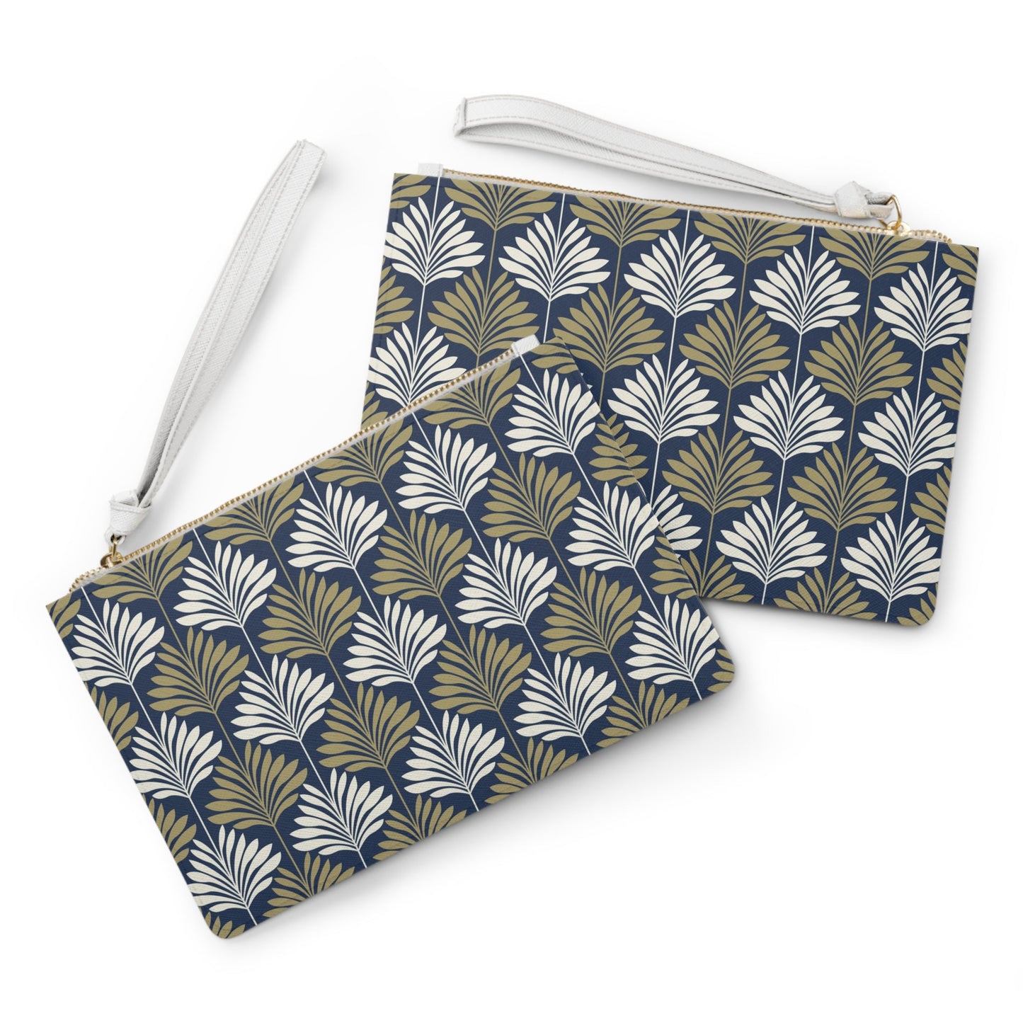 Clutch Bag | Gold & Blue | Deco