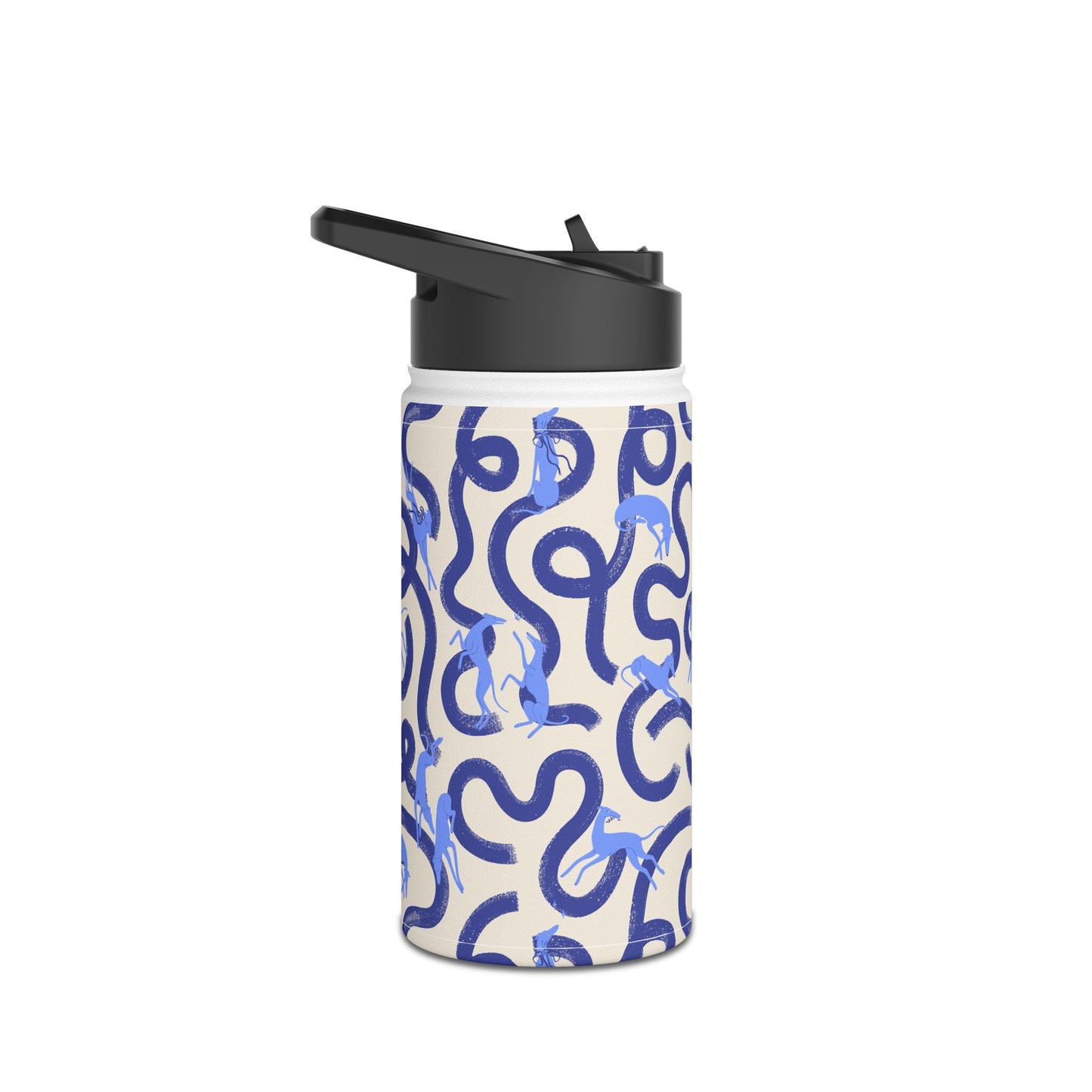 Insulated Water Bottle | Greyhounds | Blue Ribbon