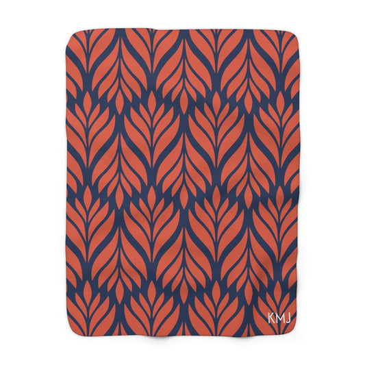 Sherpa Fleece Blanket- Personalized | Charlottesville, Virginia | Palm