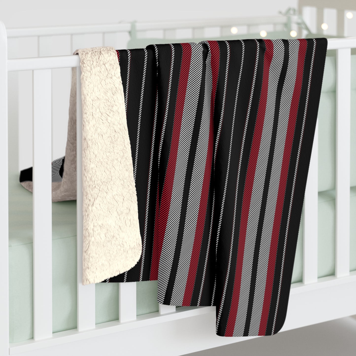 Sherpa Blanket | New Brunswick, New Jersey | Stripe