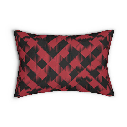 Pillow | Red & Black | Gingham