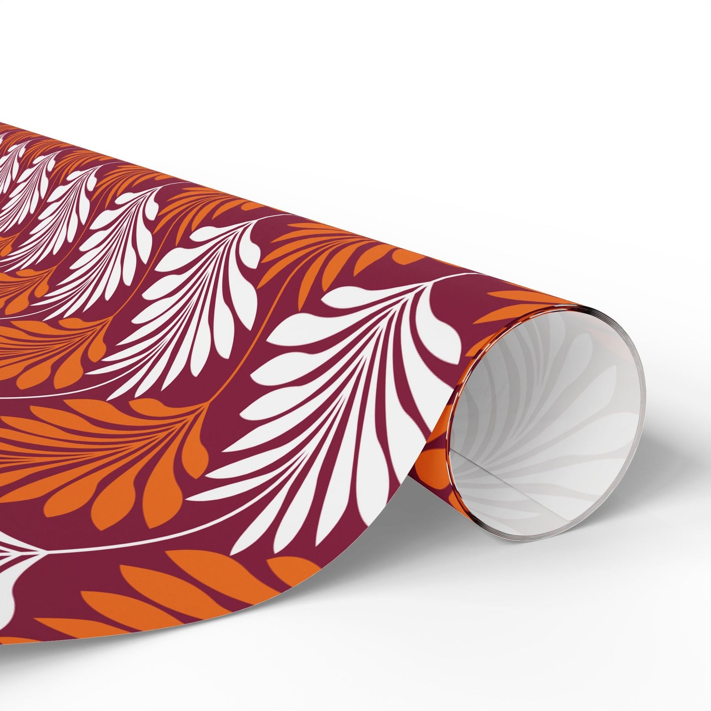 Gift Wrap | Maroon & Orange | Deco