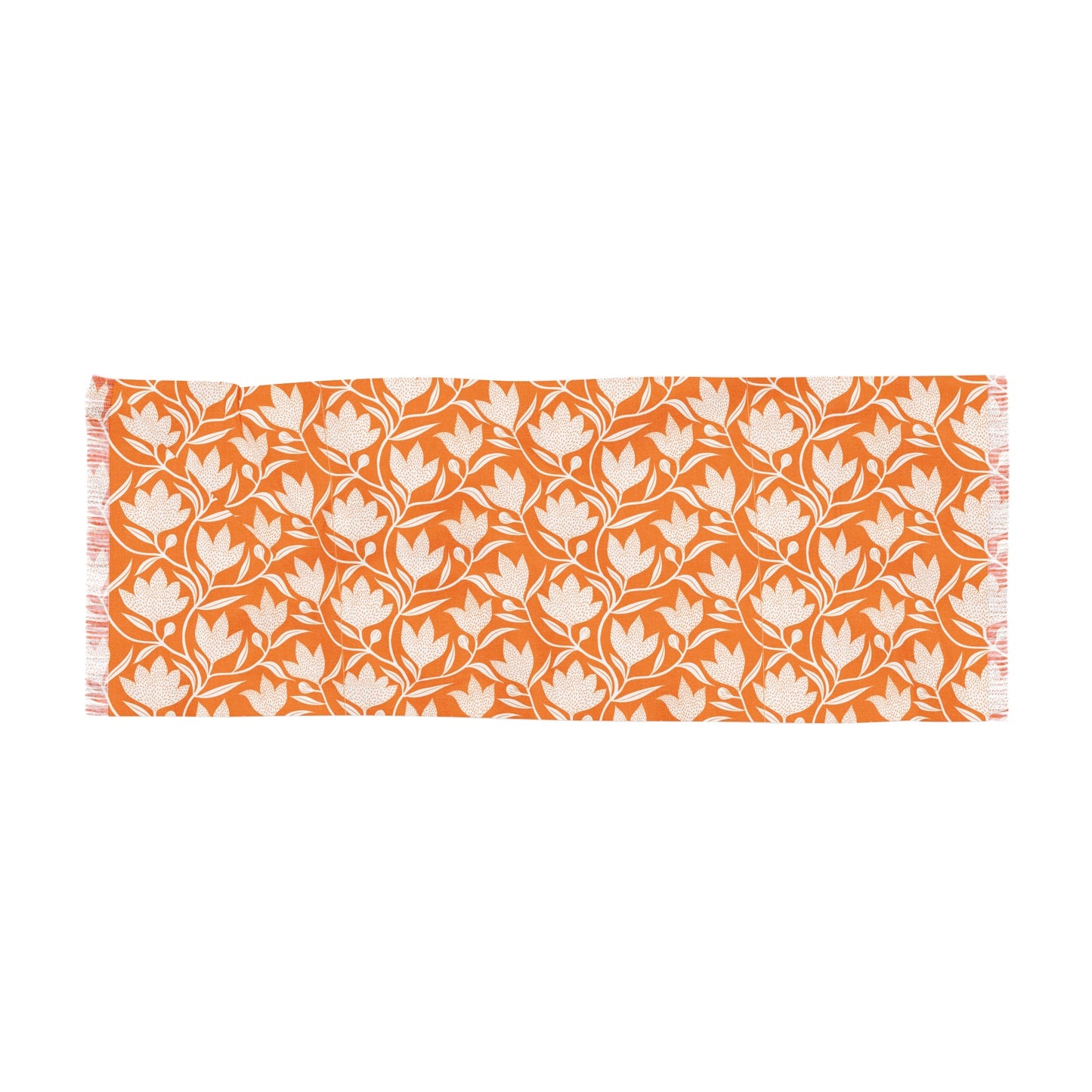 Scarf | Orange & White | Magnolia
