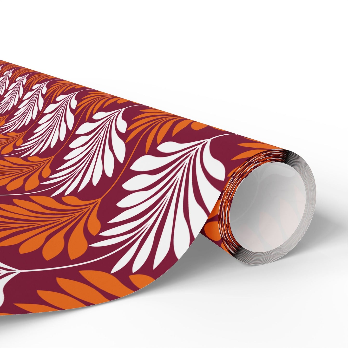 Gift Wrap | Maroon & Orange | Deco