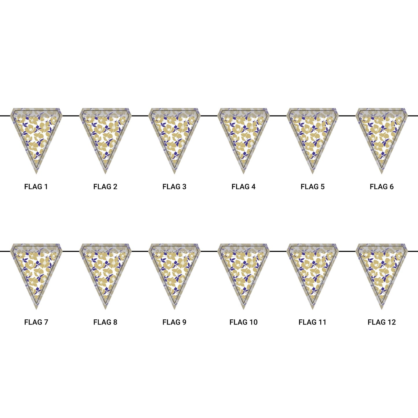 Flag Garland | Harrisonburg, Virginia | Poppy