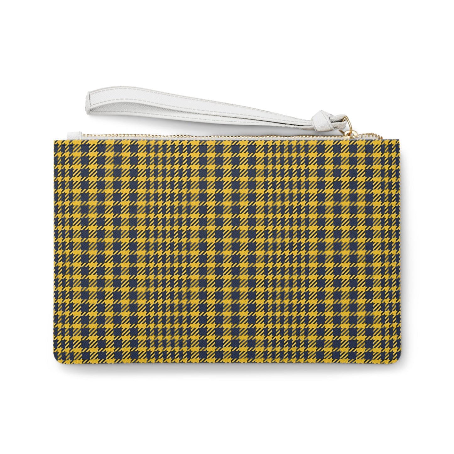 Clutch Bag | Yellow & Blue | Tweed