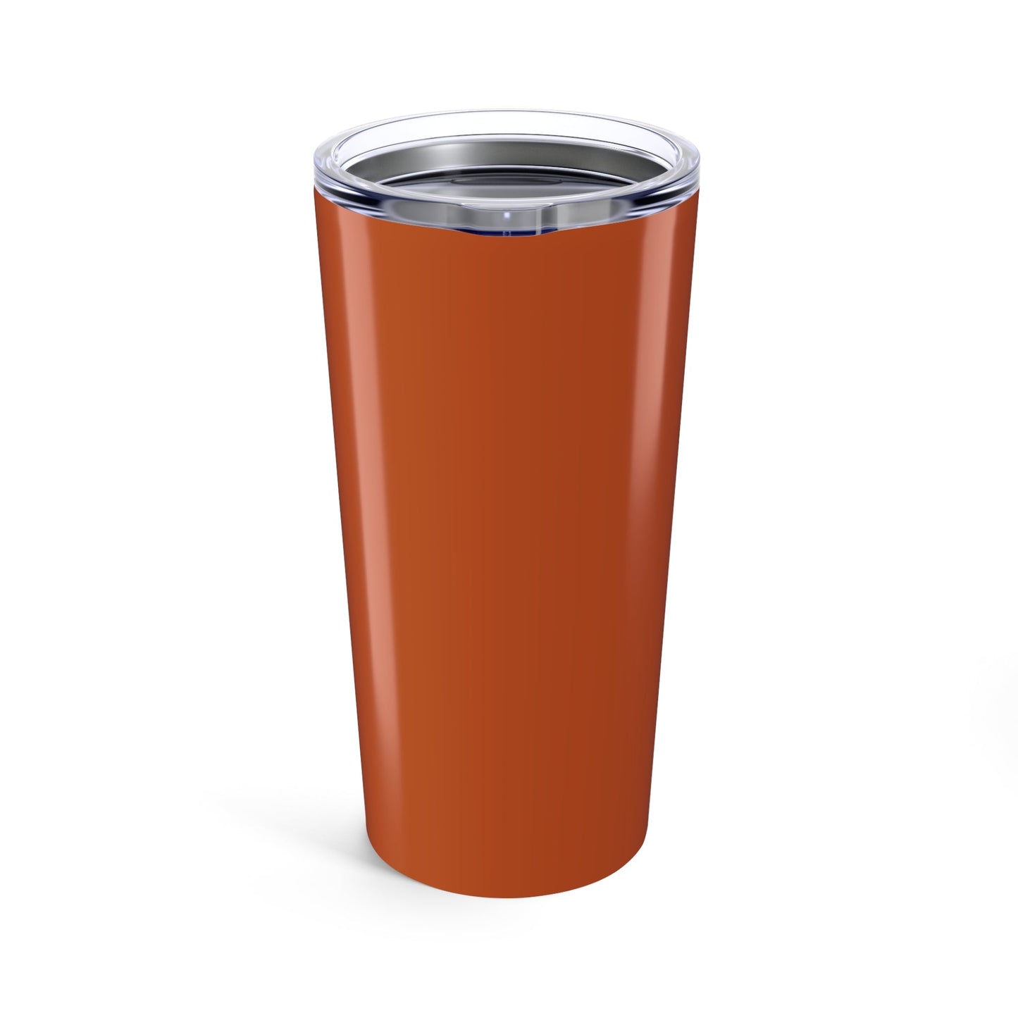 Tumbler | Dark Orange & White | Dark