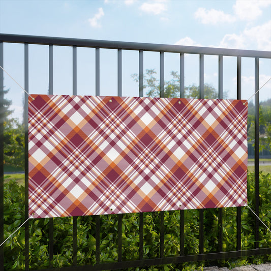 Banner | Maroon & Orange | Tartan
