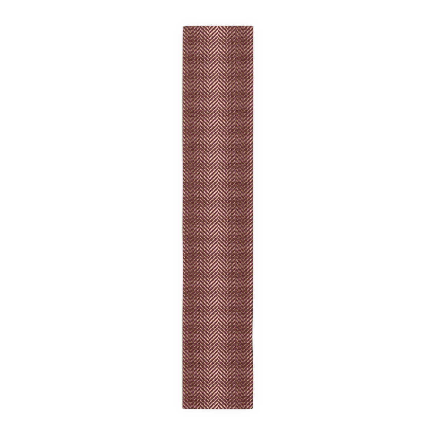 Table Runner | Maroon & Gold | Herringbone