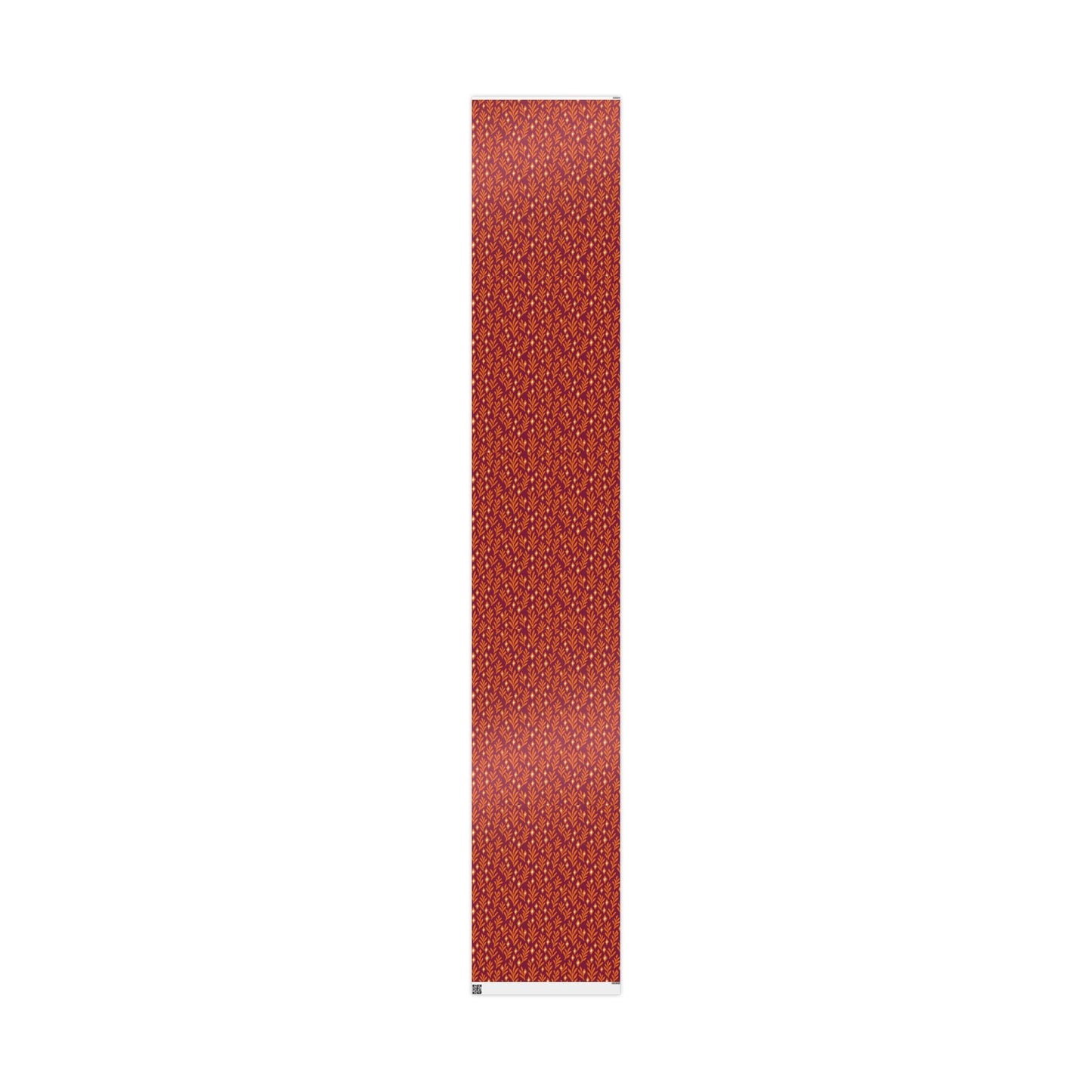 Gift Wrap | Maroon & Orange | Laurel