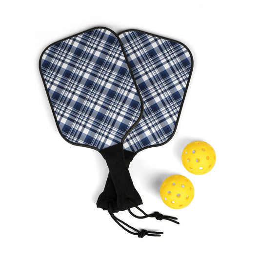 Pickleball Paddle Kit | Navy & White | Tartan