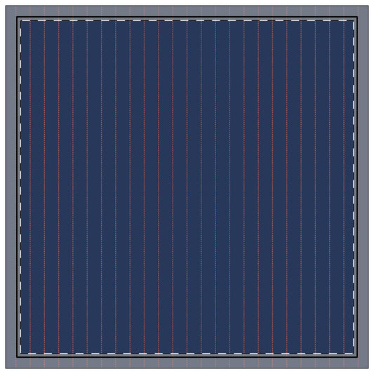 Napkin 4-set | Charlottesville, Virginia | Pinstripe