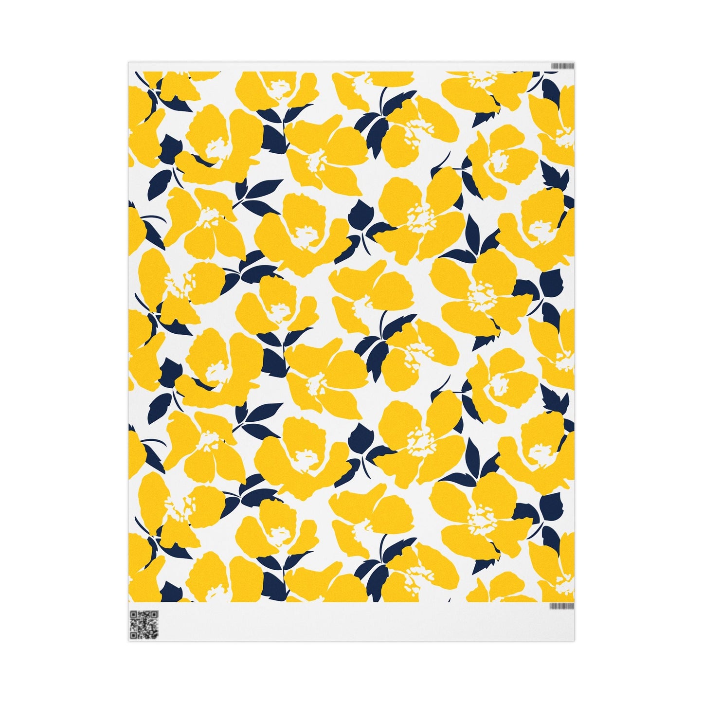 Gift Wrap | Yellow & Blue | Poppy