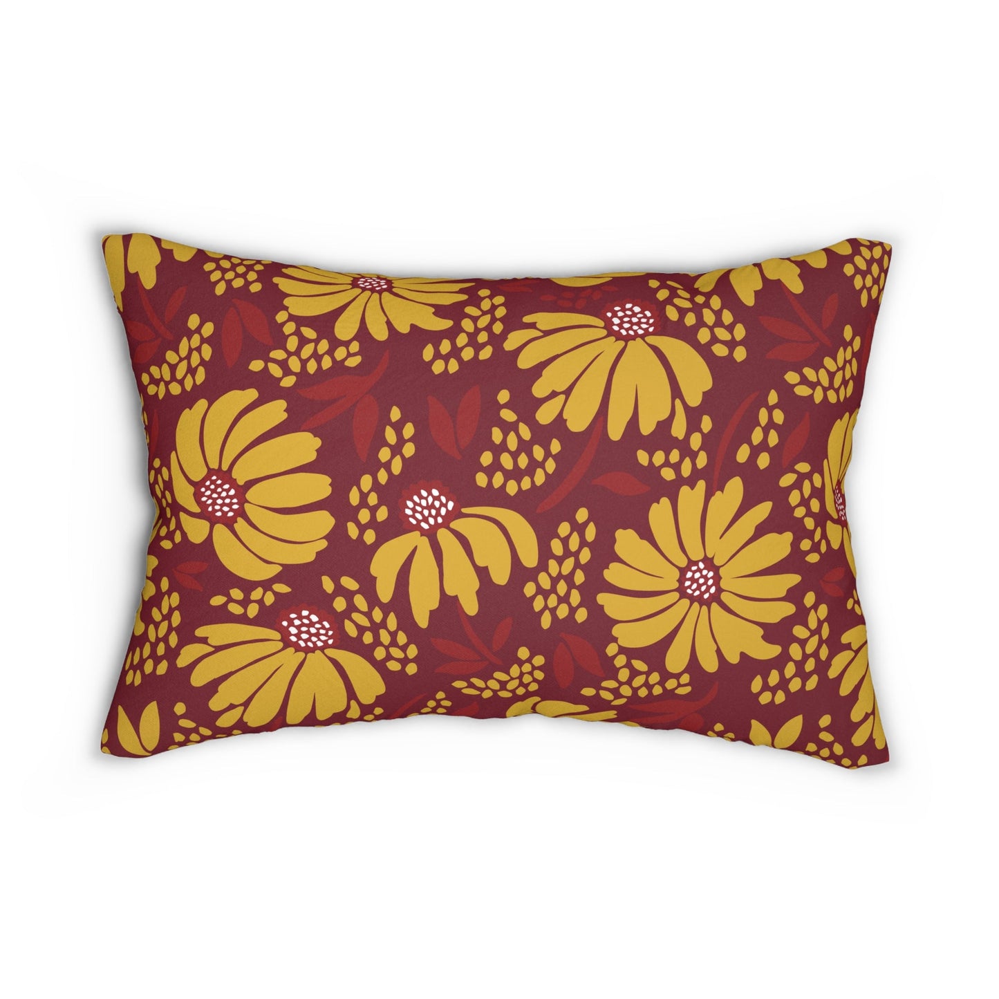 Pillow | Red & Yellow | Bellis