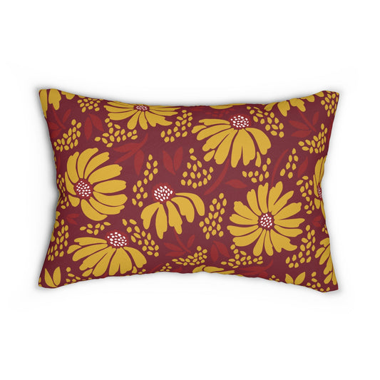 Pillow | Red & Yellow | Bellis