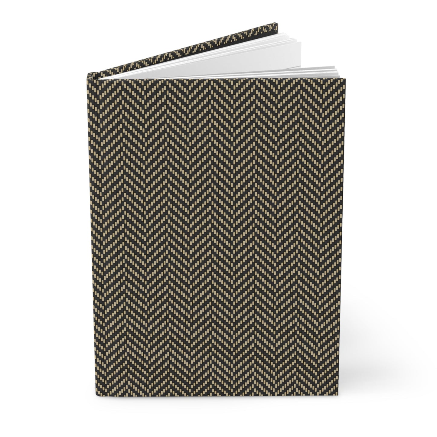 Journal | Black & Gold | Herringbone