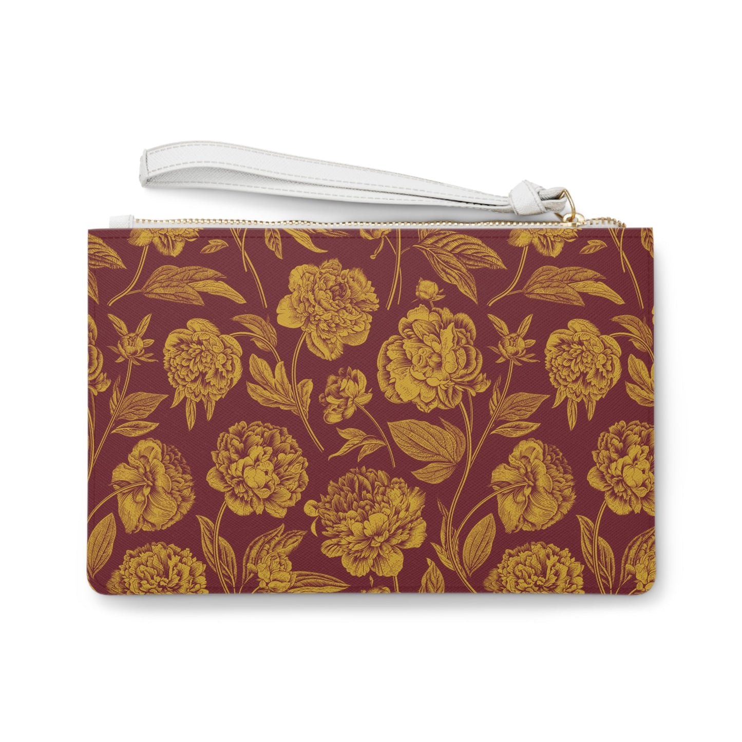 Clutch Bag | Red & Yellow | Peony