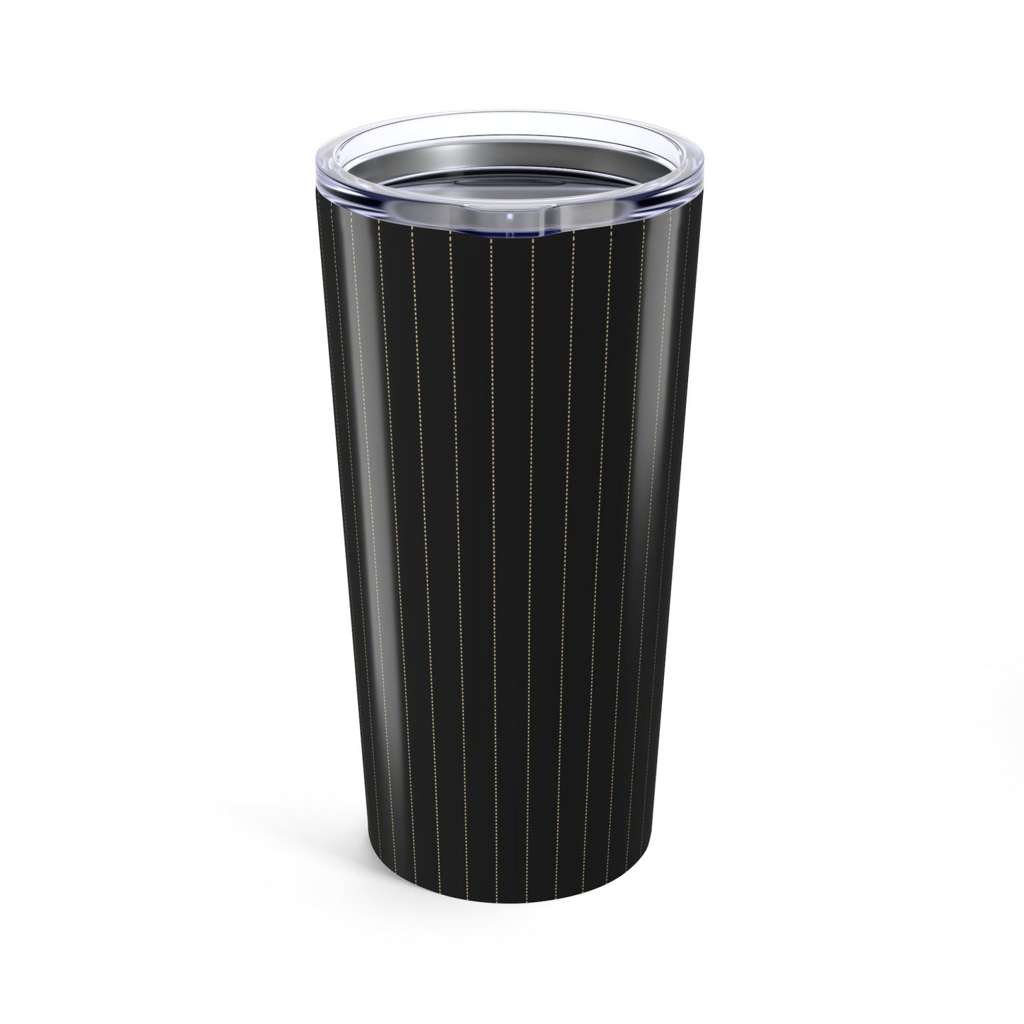 Tumbler | Black & Gold | Pinstripe