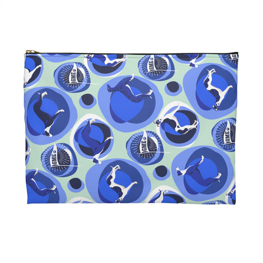 Accessory Pouch | Greyhounds | Teal Bubble