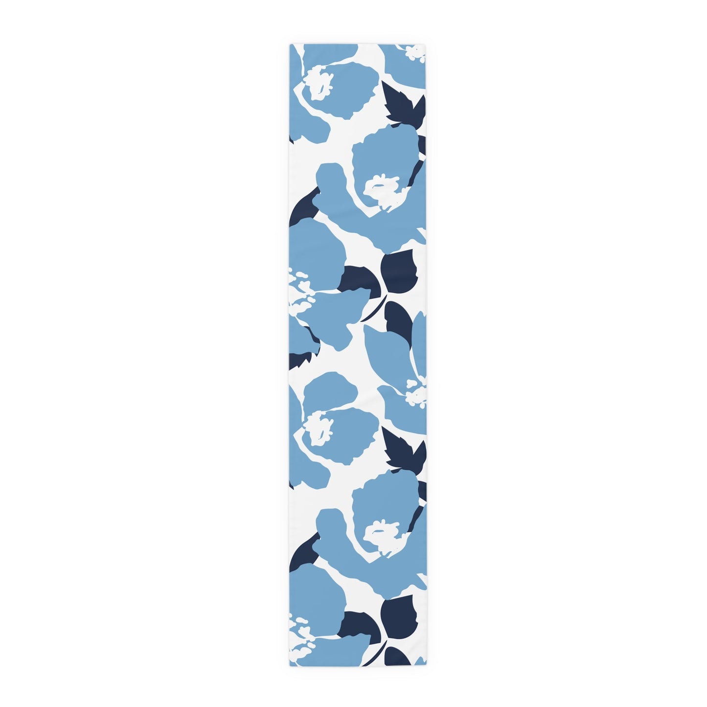 Table Runner | Light Blue & White | Poppy
