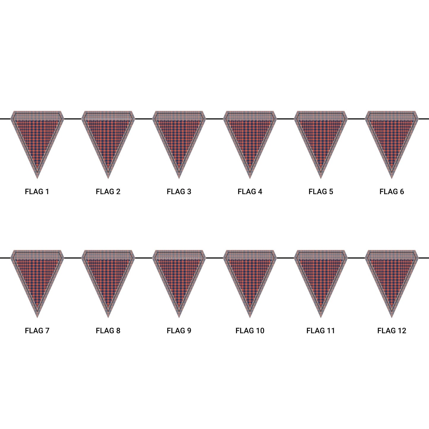 Flag Garland | Charlottesville, Virginia | Tweed