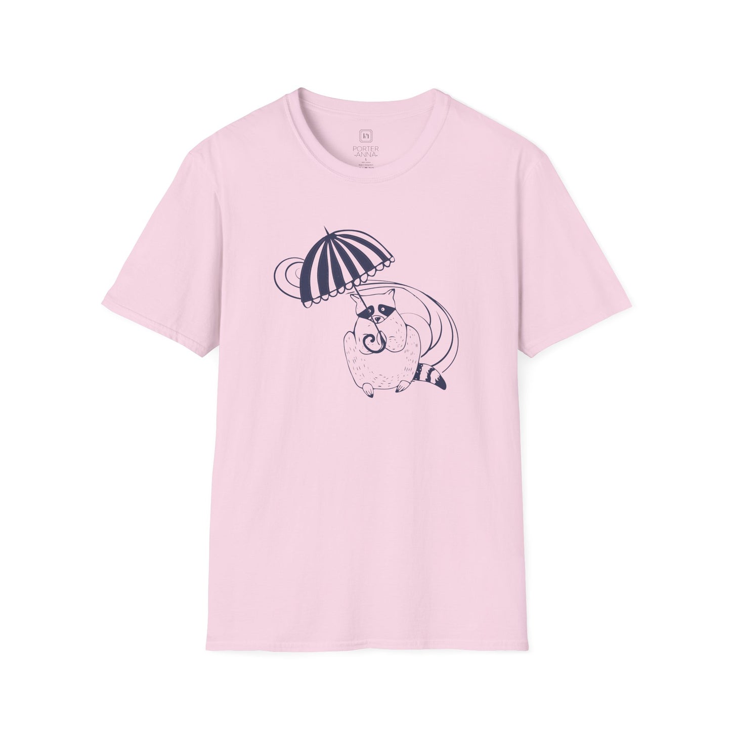 NYP Adult Tee | Raccoon Umbrella
