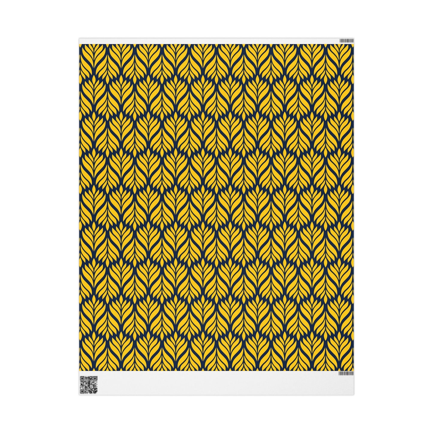 Gift Wrap | Yellow & Blue | Palm