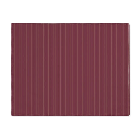Placemat | Maroon & Gold | Pinstripe